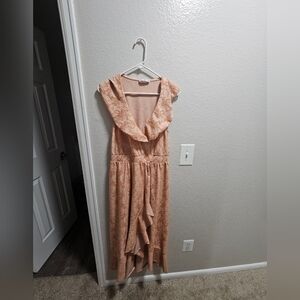 Like New Zara Peach Dress